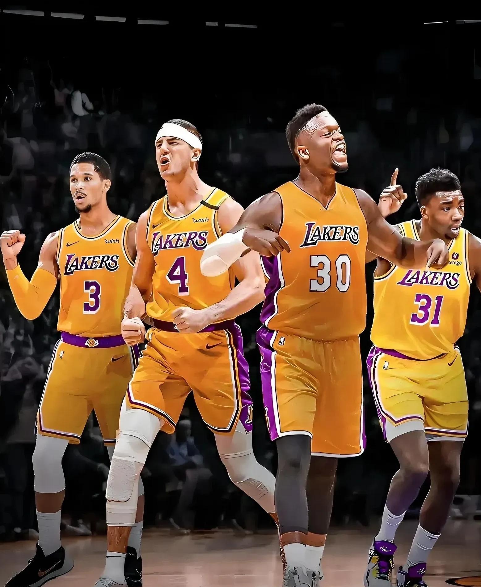 湖人全队集体梦幻表现，碾压对手取得胜利