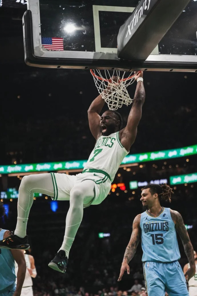 凯尔特人击败灰熊，守住东部前四位置